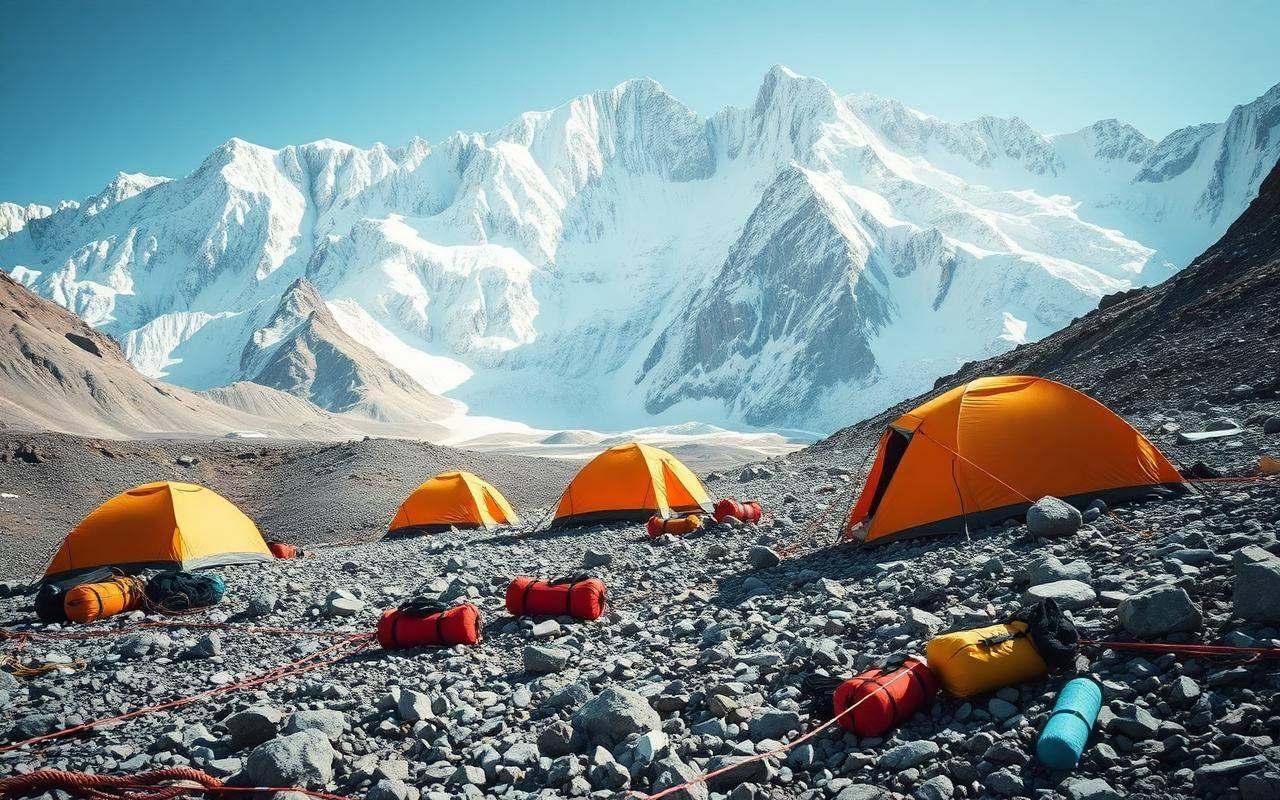 Camp at Concordia below K2