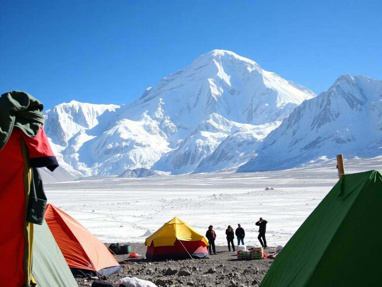 Expedition logistics and base camp support for 8000 meter peaks in Pakistan