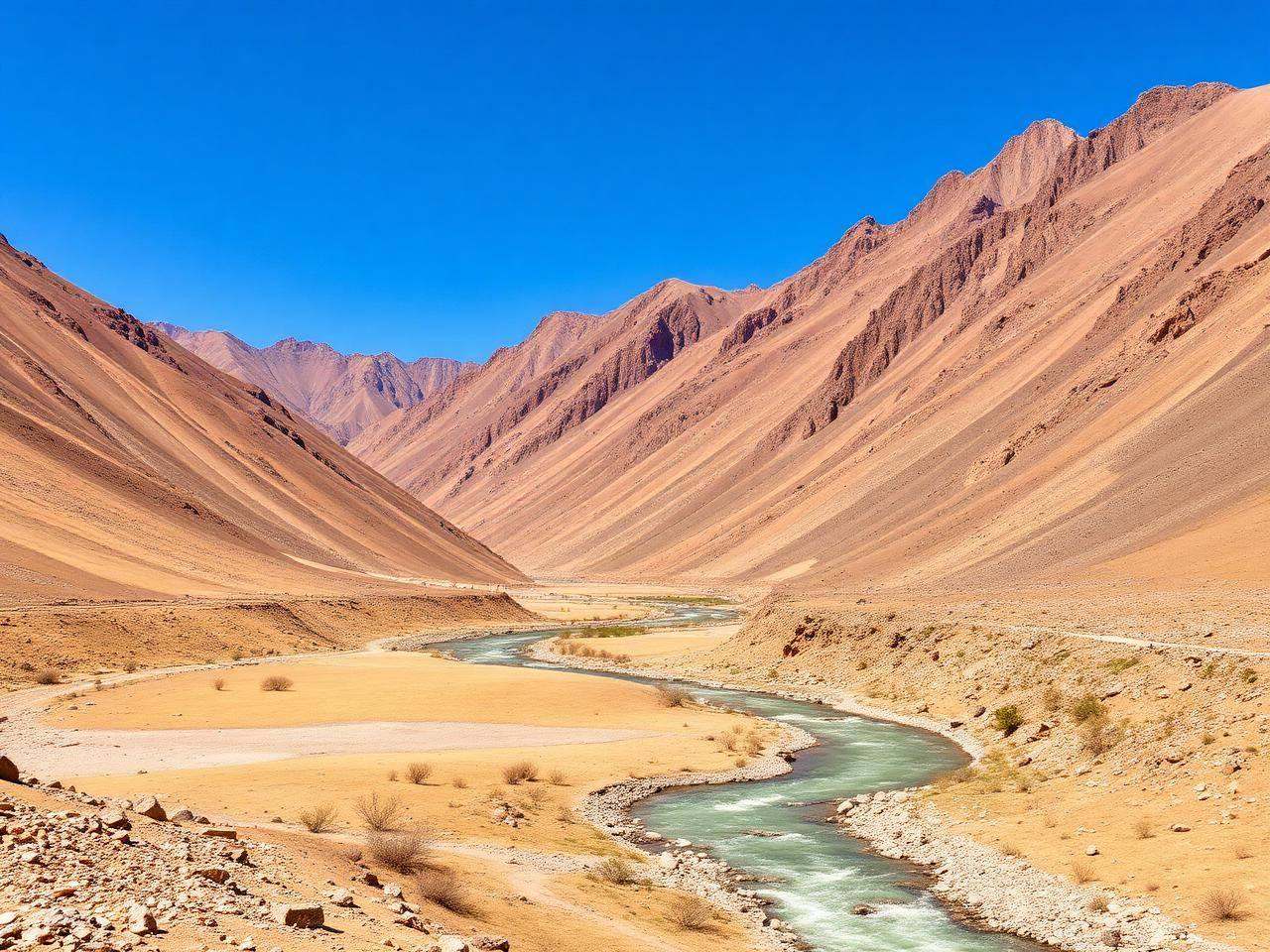 Remote Baltistan valleys near the Saltoro Mountains