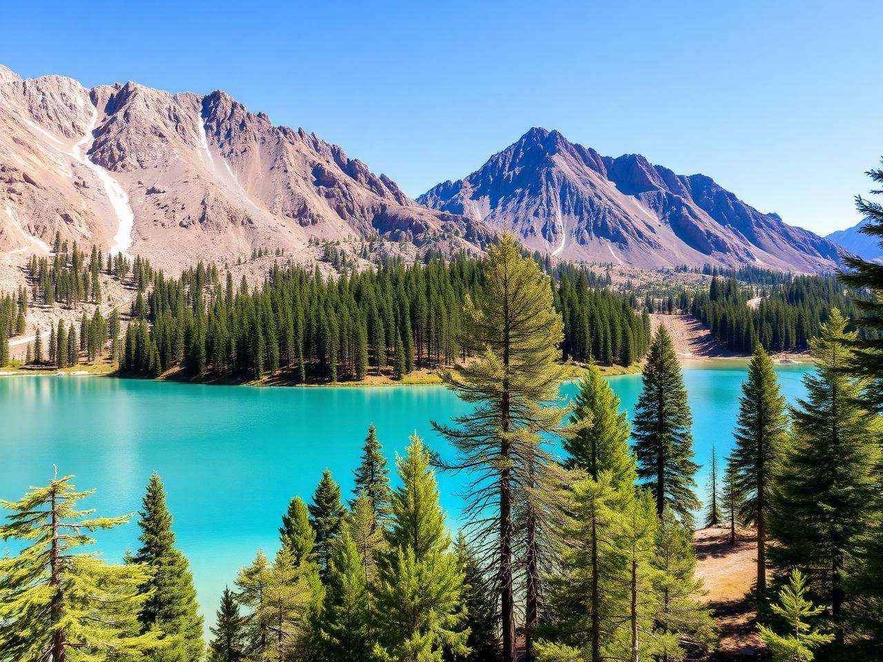 Famous Naltar Valley lakes forests and mountain viewpoints