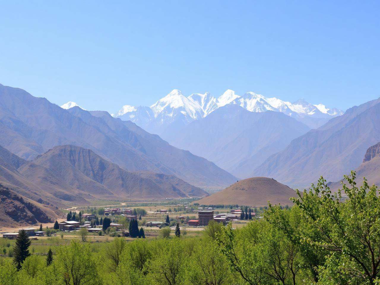 Nagar Valley and Rakaposhi viewpoint in northern Pakistan