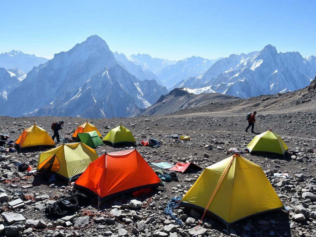 Rock climbing logistics support in Gilgit-Baltistan