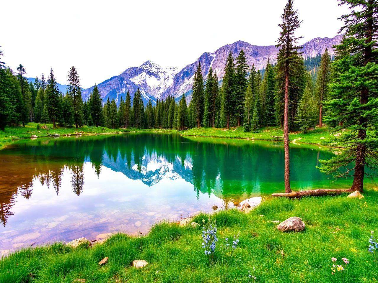 Naltar Valley lakes and forests near Gilgit