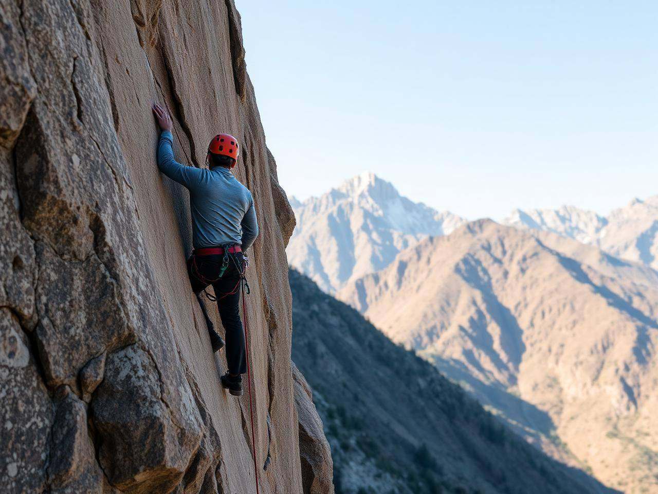 Rock climbing in Pakistan mountain regions