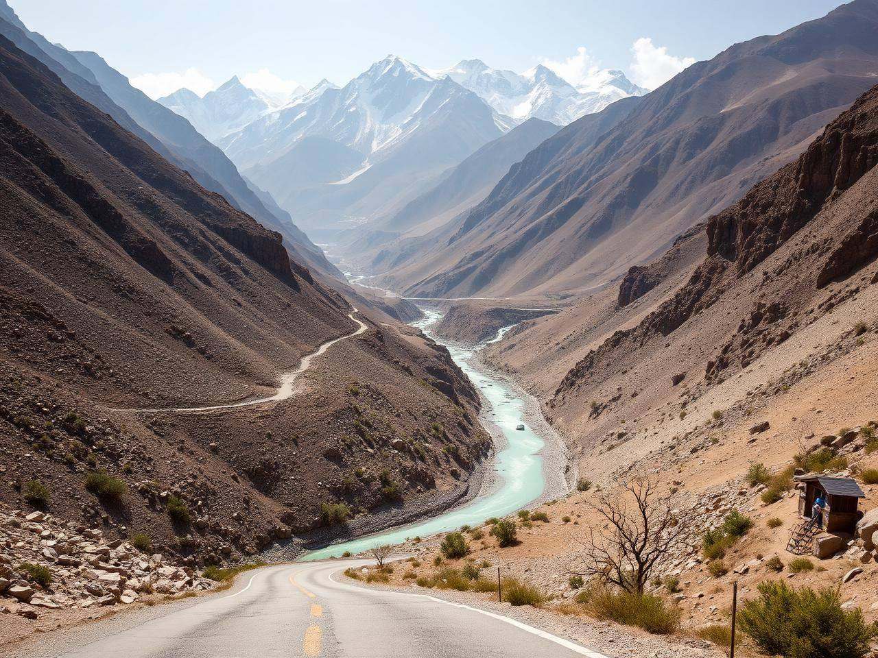 Braldu River Valley route toward Askole and Baltoro