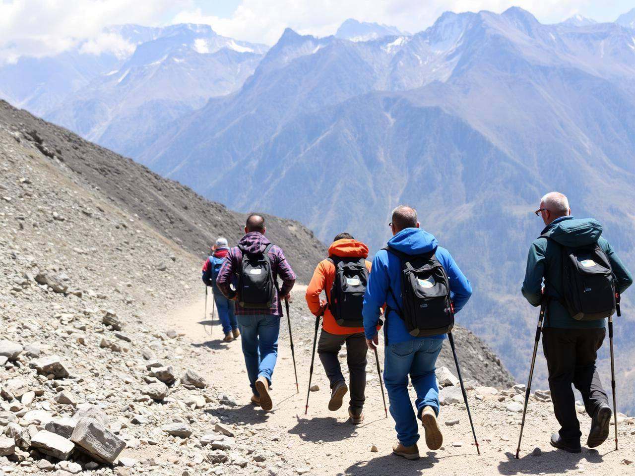 Fitness grading overview for Pakistan mountain trips