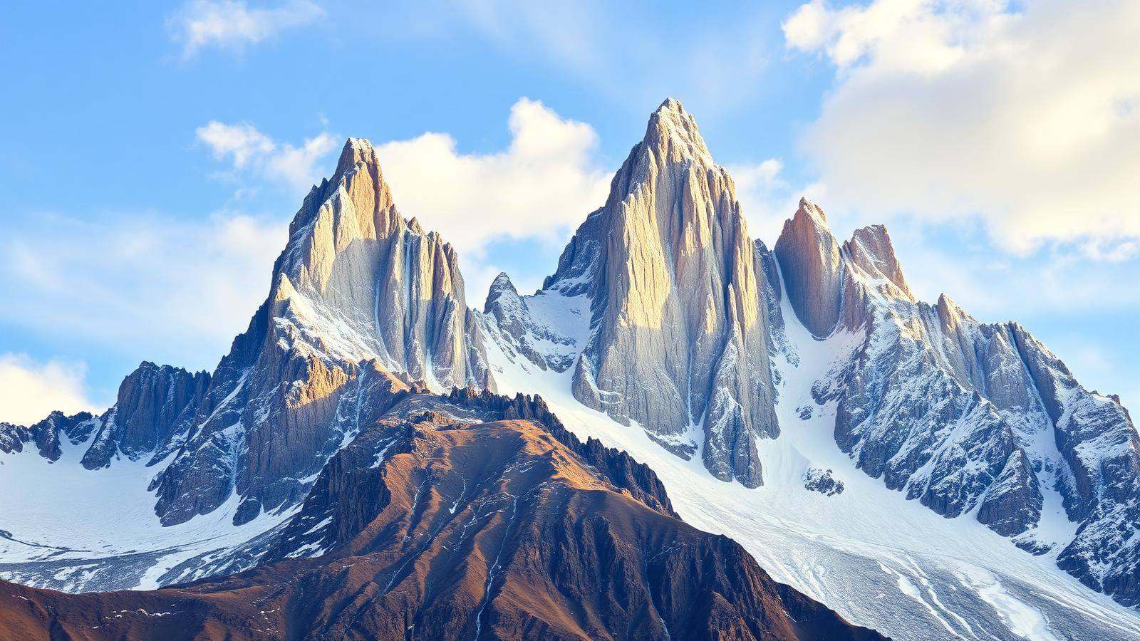 Panmah Muztagh remote Karakoram peaks and glacier landscape, Pakistan