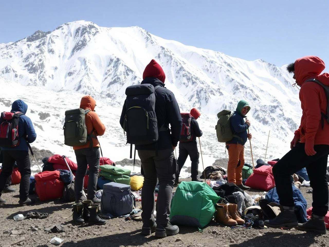 Preparation for 6000 meter trekking peaks in northern Pakistan