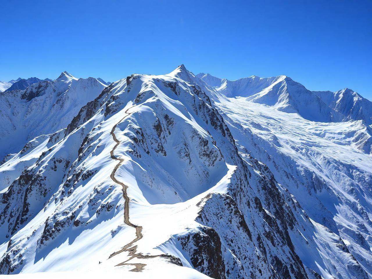 Demanding trekking peak and snow route types in Pakistan