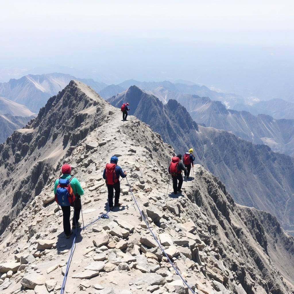 Lightweight alpine style climbing for experienced teams
