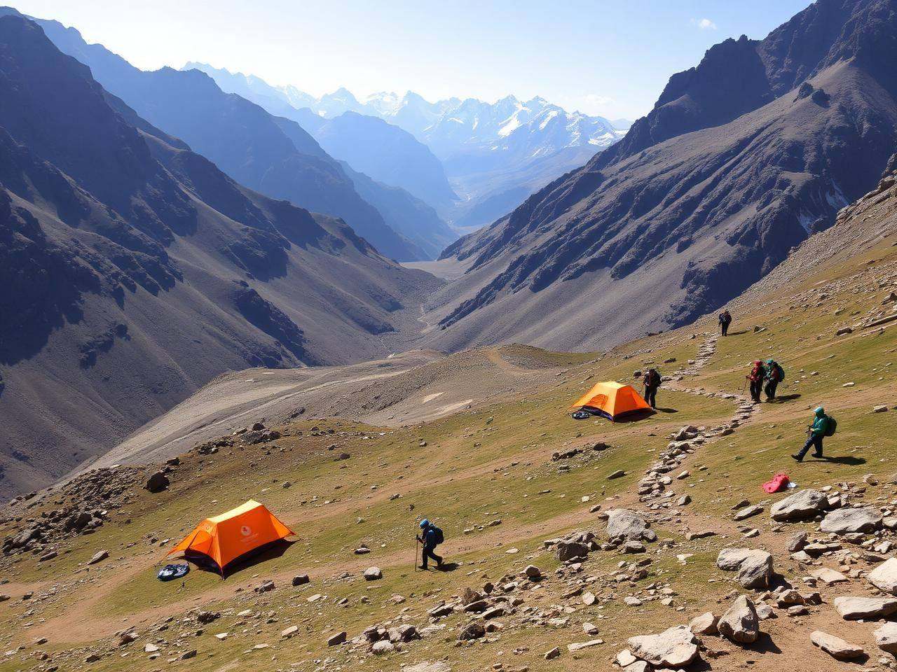 Beginner to intermediate mountain trip types in Pakistan