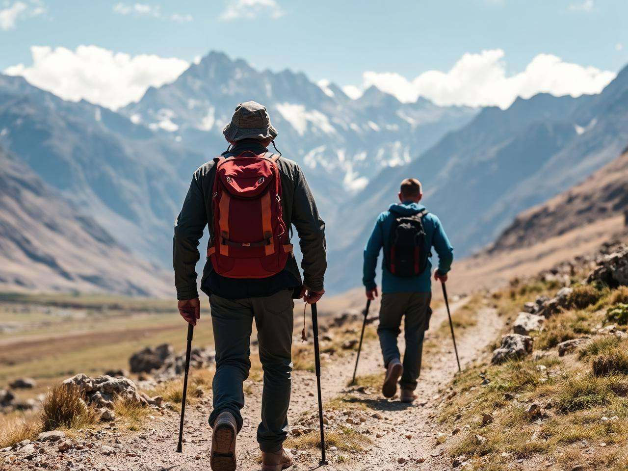 Trekkers exploring Masherbrum Group routes in Baltistan